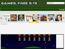Tablet Screenshot of gamesfreesite.com